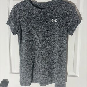 Under Armour Women's Heathered Black Tee